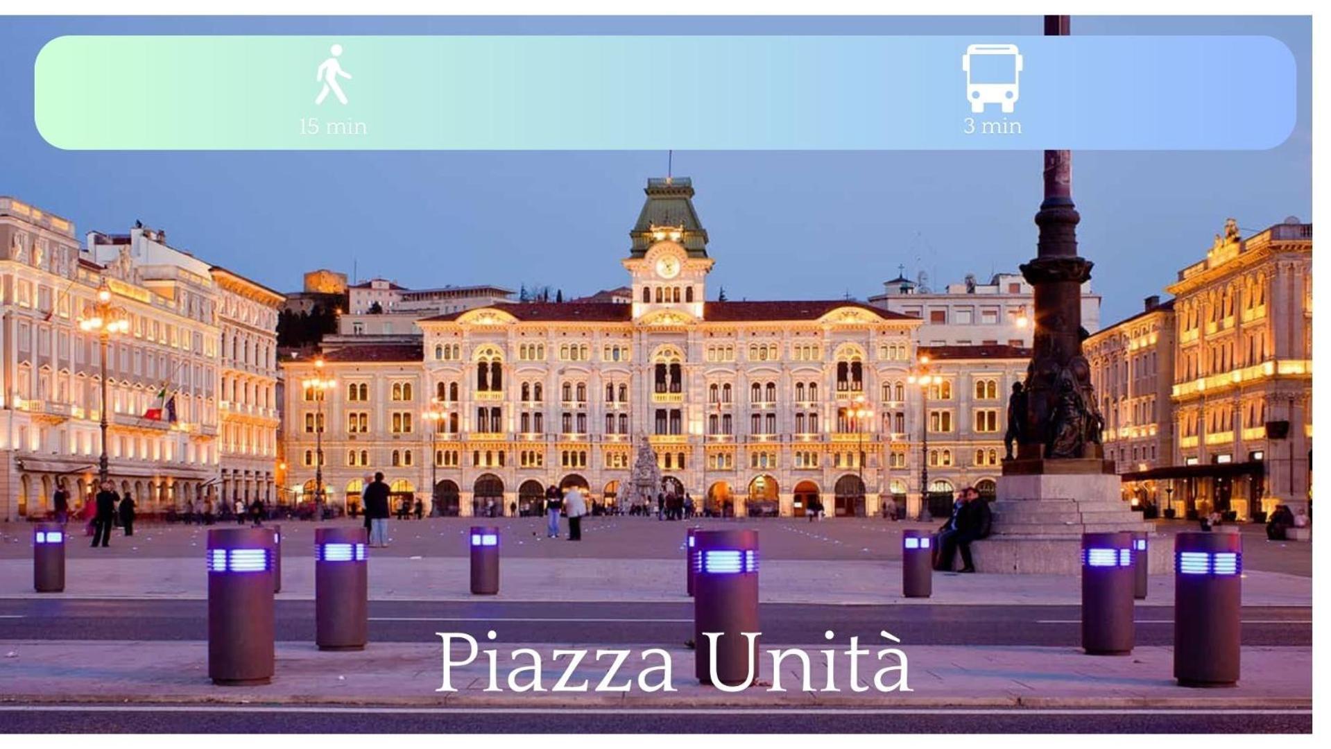 Jr Suite Premium - Terrace - Wi-Fi - Public Parking Триест Экстерьер фото